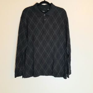 Haggar Mens Black Pullover Sweatshirt Long Sleeve Size XL Pre-owned